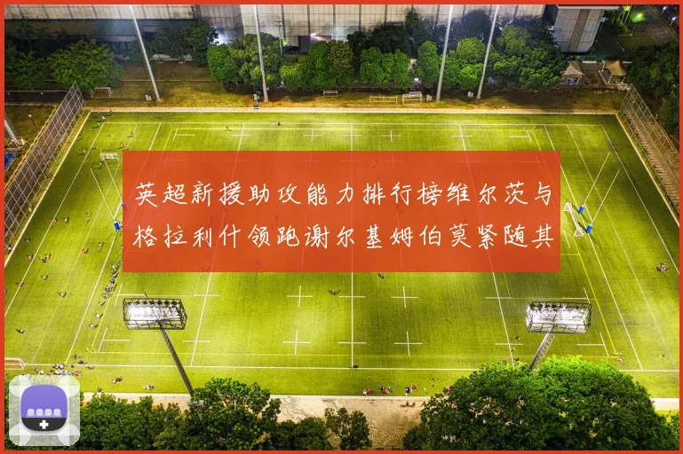 英超新援助攻能力排行榜维尔茨与格拉利什领跑谢尔基姆伯莫紧随其后